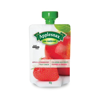 Gourdes Applesnax au naturel pommes & fraises